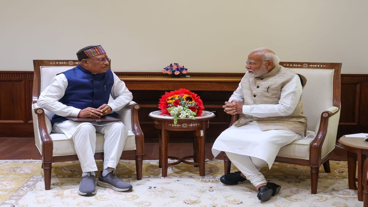 CM vishnudeo met PM Narendra Modi in Delhi: Naxal operation and Chhattisgarh vision document were discussed