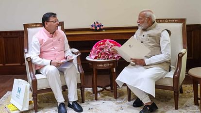 CM Dhami met PM Modi congratulated him on becoming the Prime Minister for the third time