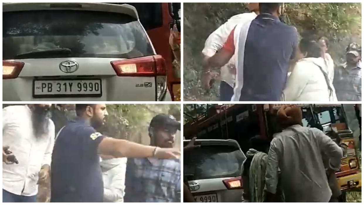 Punjab Tourist Pointed A Revolver In Manikaran Kullu Himachal Video