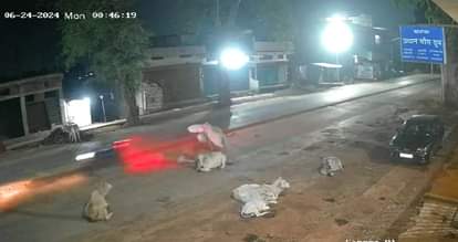 घटना का सीसीटीवी फुटेज