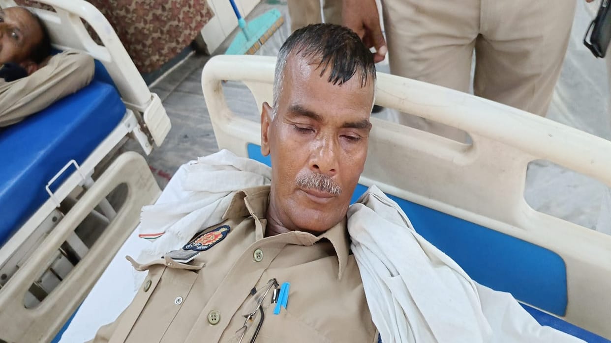 Four home guards health deteriorated due to heat while on duty in Bareilly
