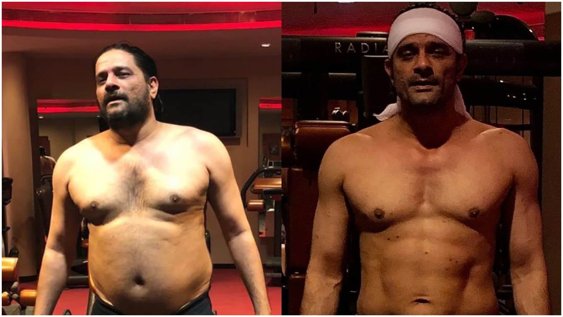 Jaideep Ahlawat body transformation for yrf netflix film Maharaj Junaid Khan starrer actor lost 26 kg weight