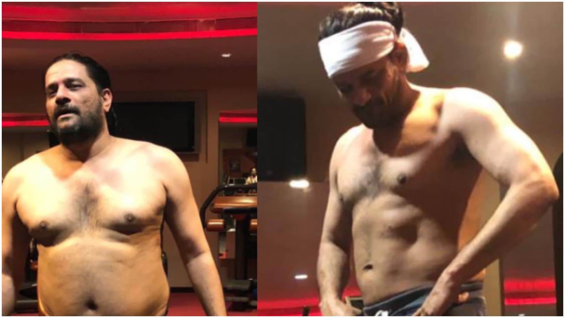 Jaideep Ahlawat body transformation for yrf netflix film Maharaj Junaid Khan starrer actor lost 26 kg weight