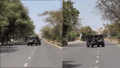 Video Of Stunt With Thar In Noida Sector 55 Goes Viral – Amar Ujala Hindi News Live