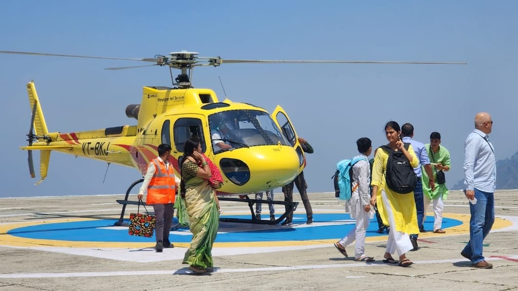 jammu to vaishno devi katra helicopter service start know full detail news and price hindi