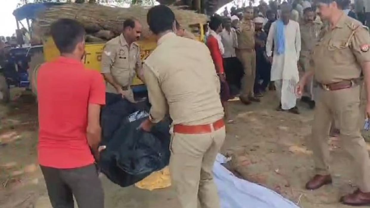 Police took the man dead body into custody before the funeral in budaun