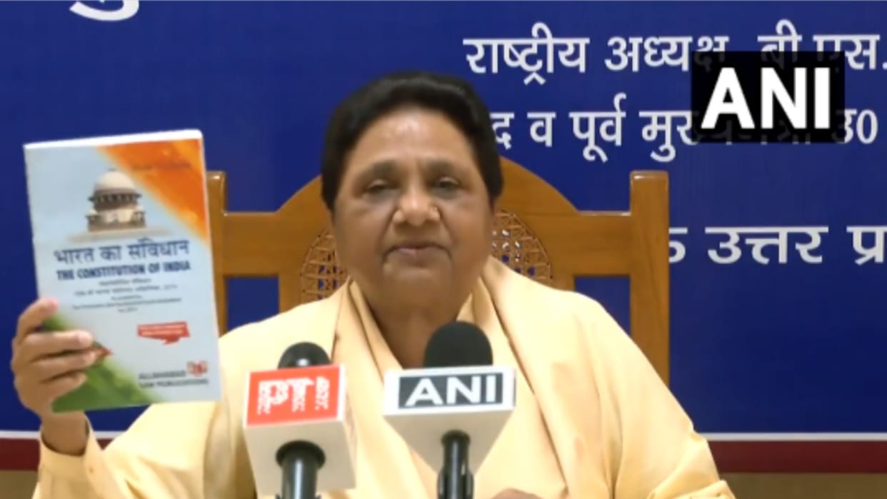 BSP chief Mayawati says BJP and opposition are doing drama on the name of saving constitution.