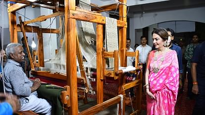 Saree is being made from gold wire for Nita Ambani and her mother for four months in varanasi