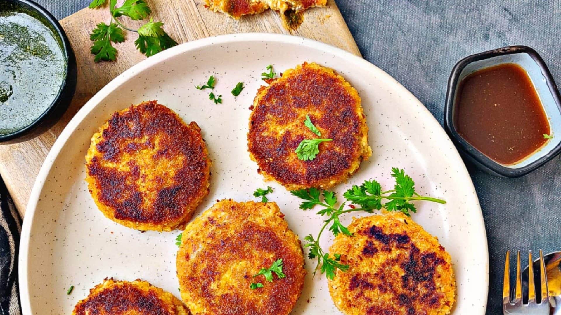 मटर के कटलेट