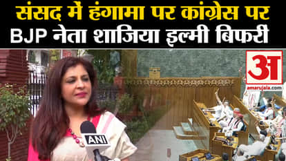 Parliament Session 2024: BJP leader Shazia Ilmi angry at Congress over uproar in Parliament