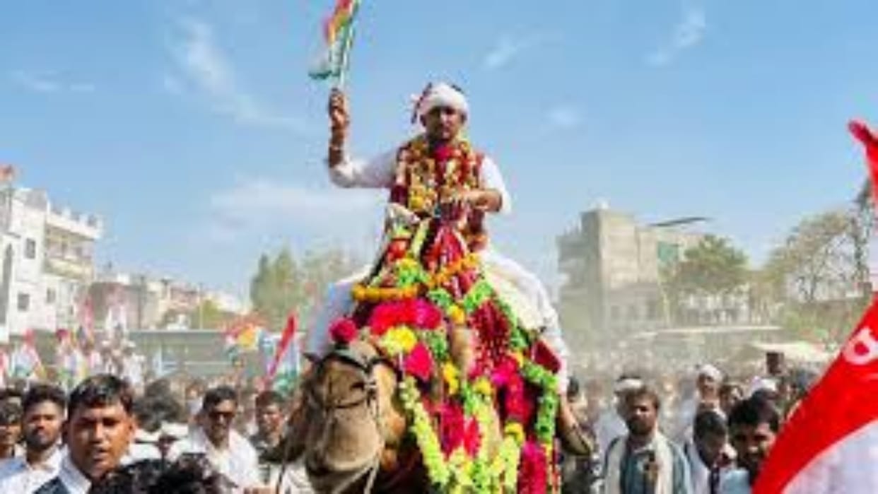 Rajasthan News: Rajkumar Rot will go to take oath sitting on a camel, won elections from Banswara seat