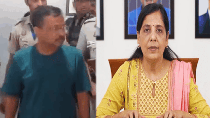 अरविंद केजरीवाल और पत्नी सुनीता केजरीवाल
