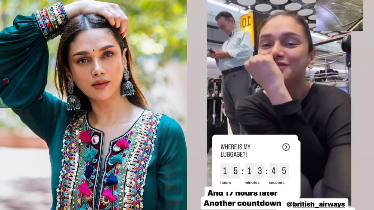 Heeramandi actress Aditi Rao Hydari called out Heathrow Airport and British Airways for delaying baggage
