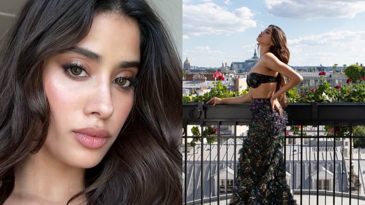 Janhvi Kapoor looked uncomfortable at airport when fans crowd her for selfies netizens says let her breath