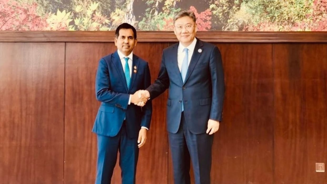 On his first China visit, Maldives’ trade minister highlights close India ties