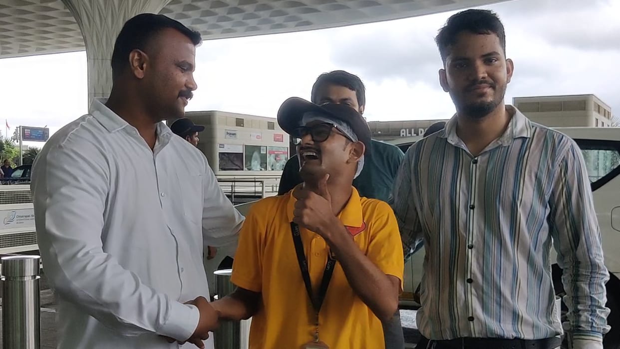 Nagarjuna BodyGuard Apologies To Airport Employee after specially abled fan pushed video goes viral