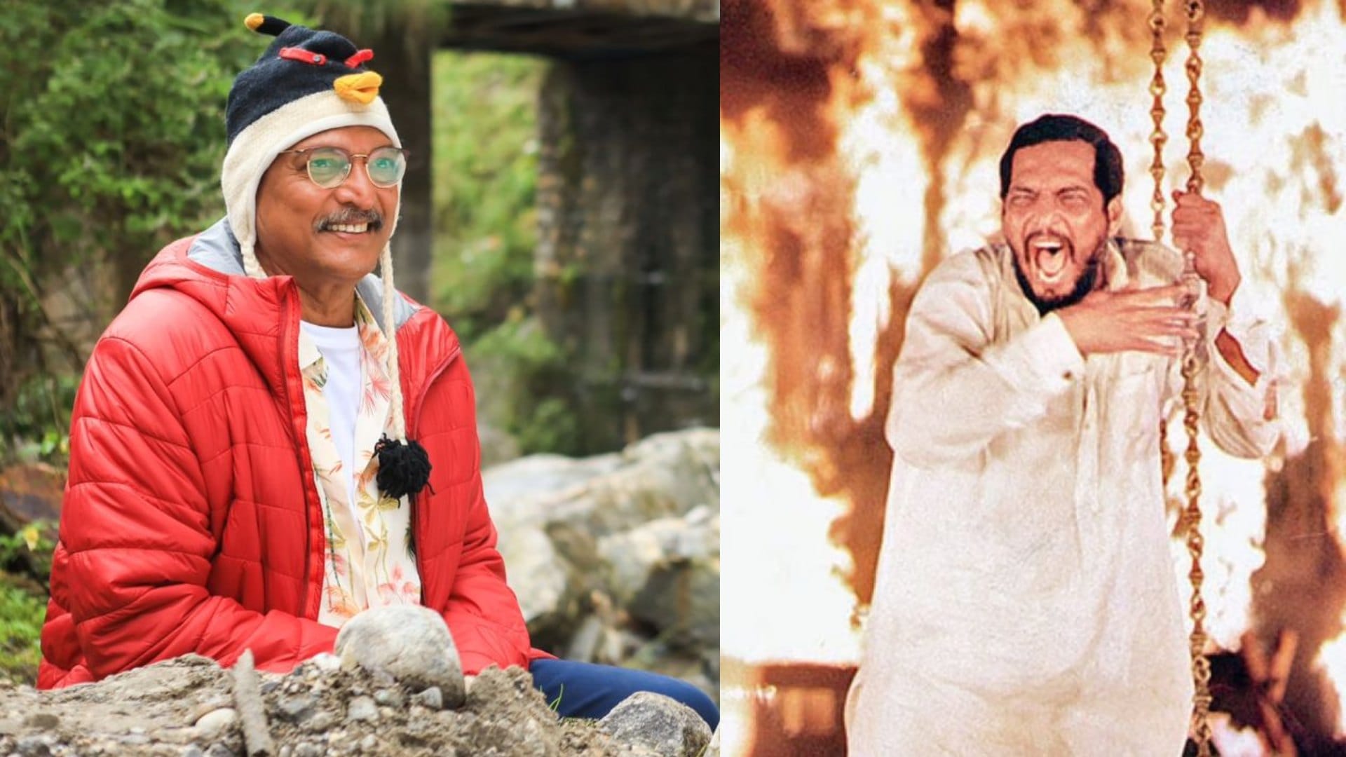 Nana Patekar revealed the climax scene of Parinda in which he was burnt  made him unuseful for an entire year