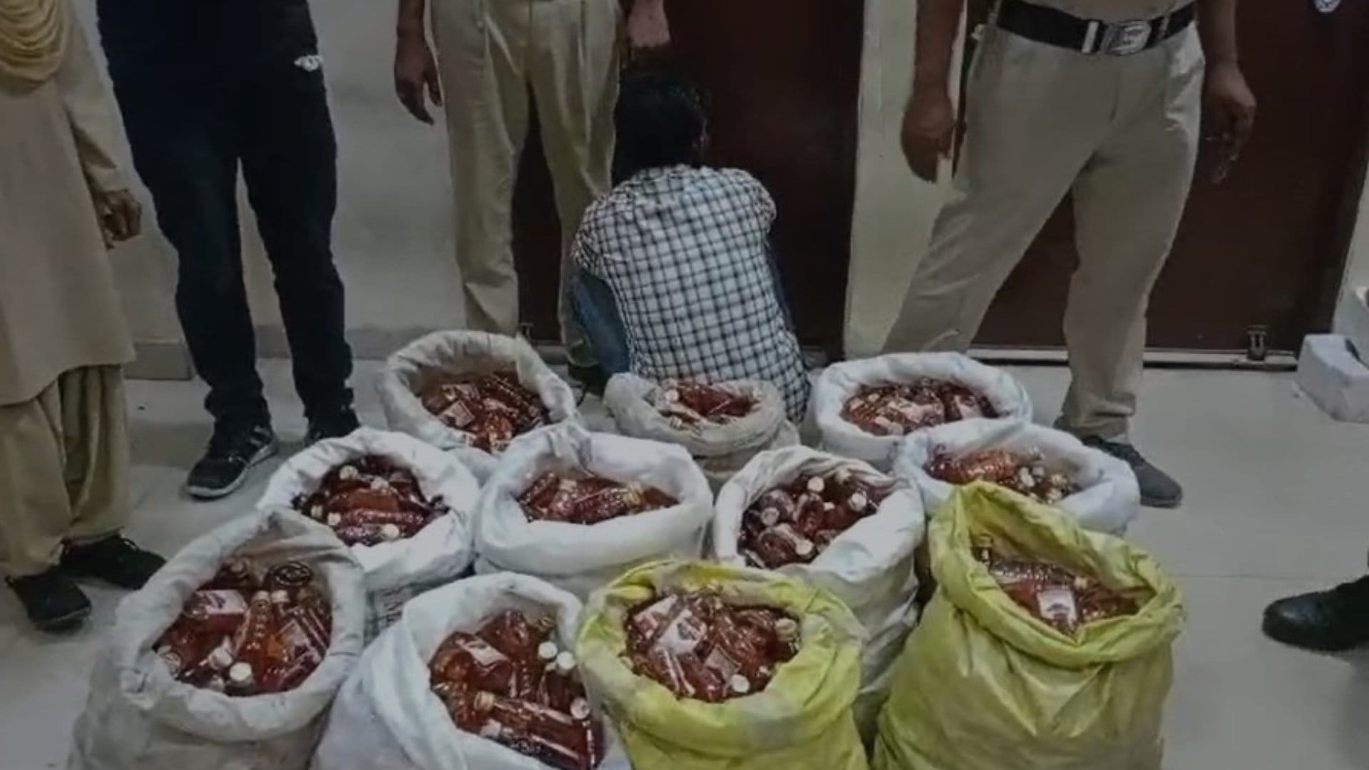 पकड़ी गई शराब