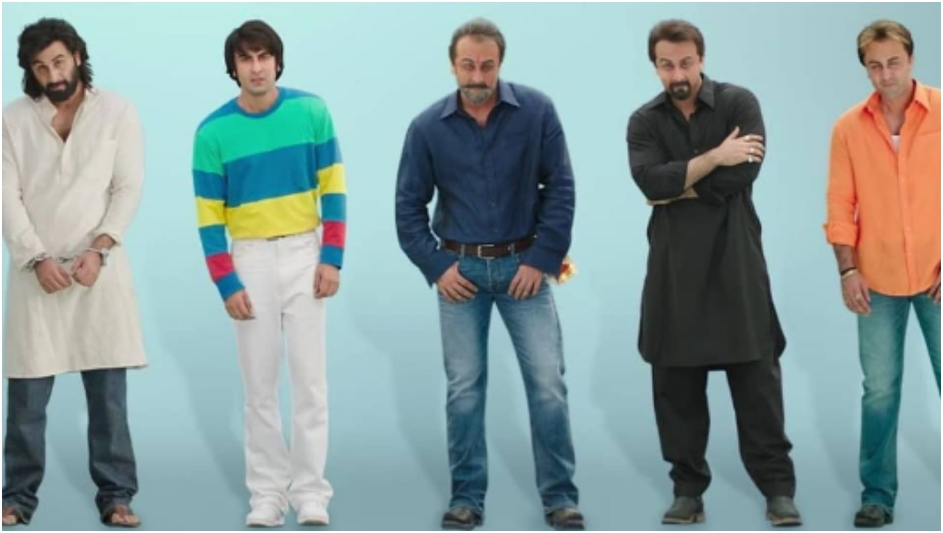 Bollywood Stars Seen in Different Looks in Same Movies Kamal Haasan Ranbir Kapoor Shah Rukh Khan