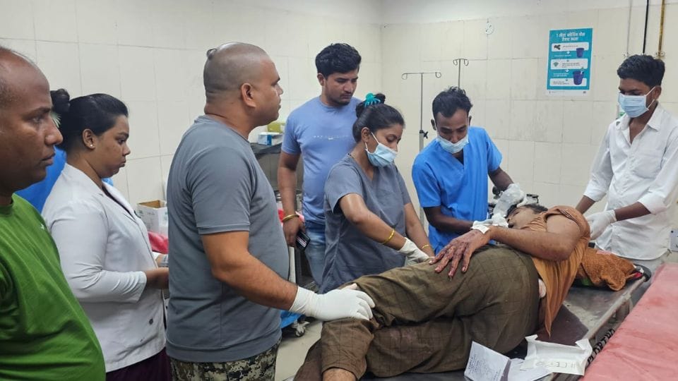 Soldier fired while loading X caliber rifle in Jagdalpur