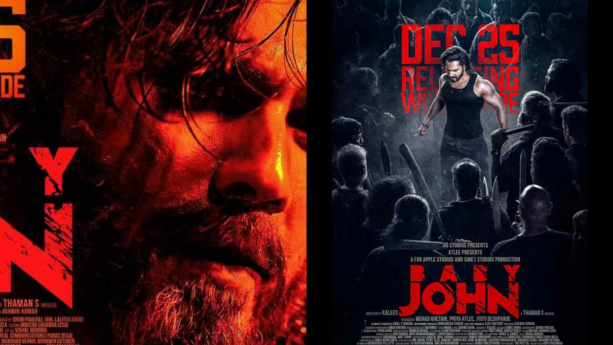 Baby John New Poster out varun dhawan intense look create buzz on social media