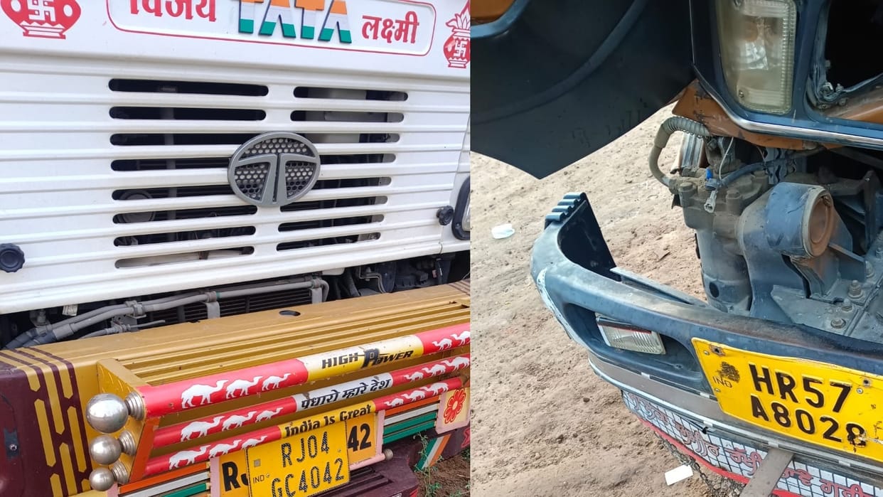 Tata rams into parked truck in Rohtak, driver dies; police suspects accident happened due to drowsiness