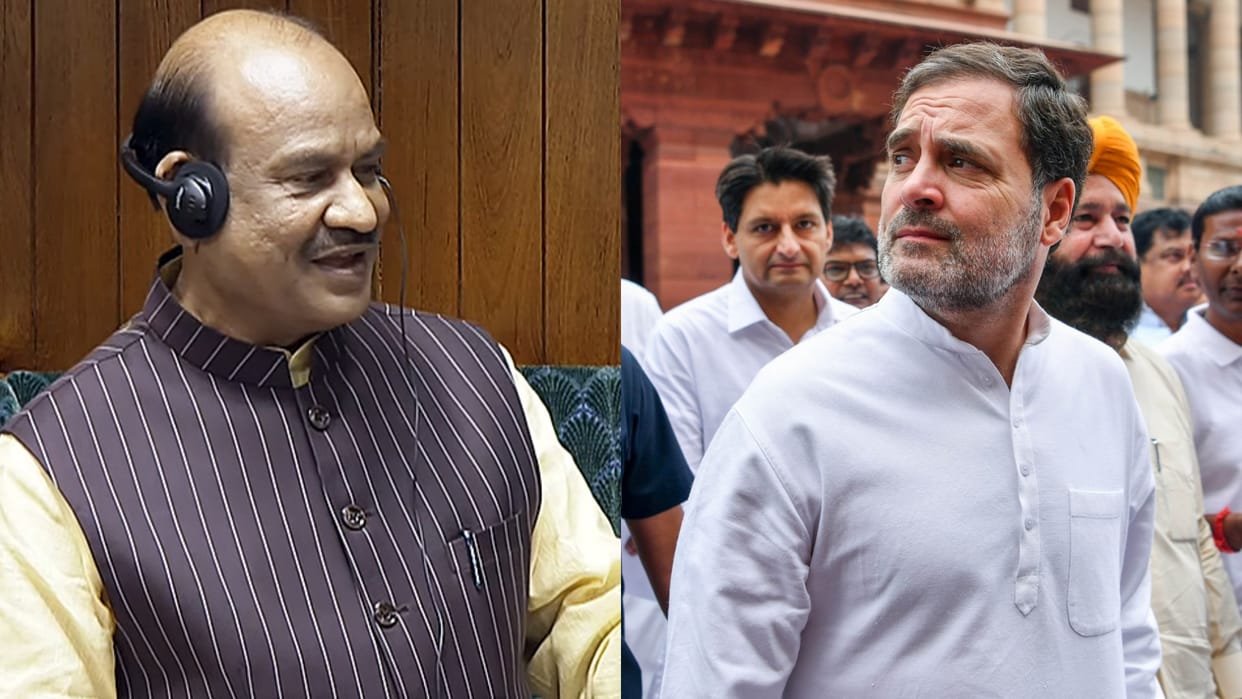 Rahul meets LS Speaker, says reference to Emergency could have been avoided