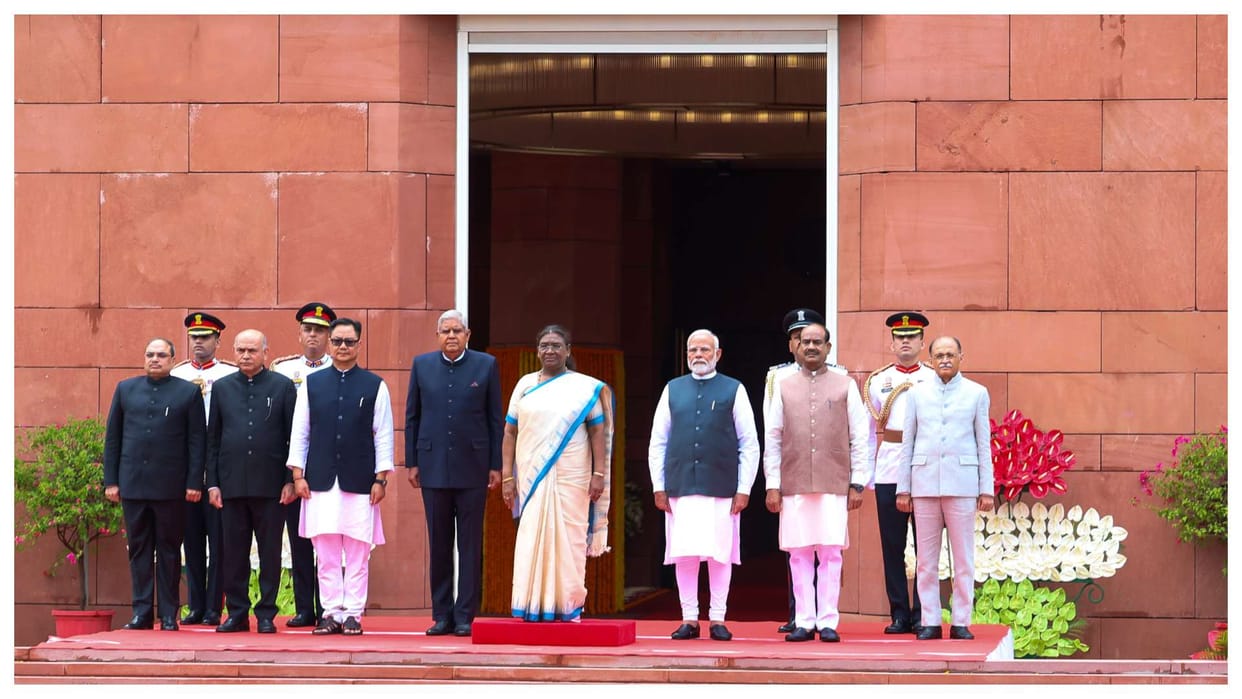 president address present roadmap of progress and good governance pm modi praise droupadi murmu