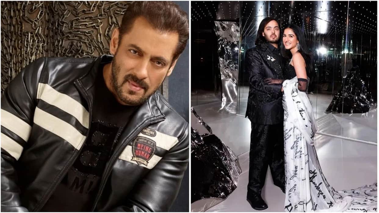 Anant Ambani reached Salman Khan house Galaxy apartment personally gave him the wedding invitation