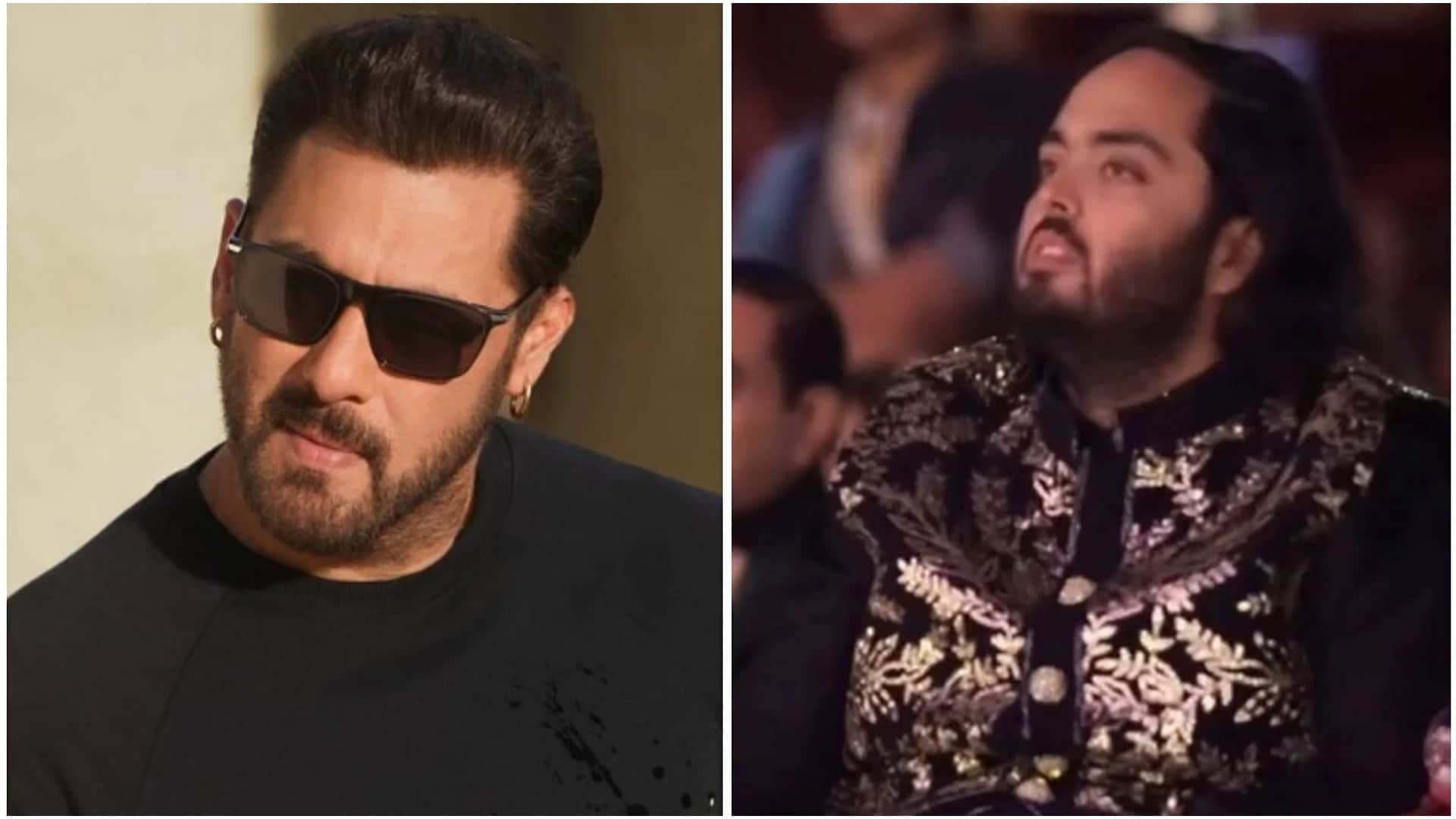 Anant Ambani reached Salman Khan house Galaxy apartment personally gave him the wedding invitation