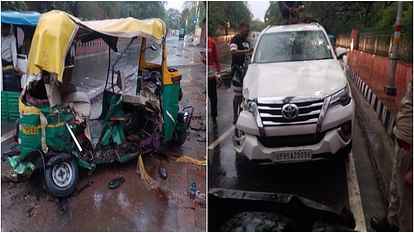 Speeding Fortuner car blows up auto two youths killed two injured