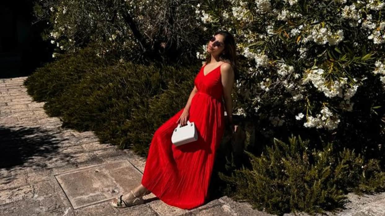 Sharmin Segal recently dropped pictures from Italy vacation with hilarious caption from heeramandi dialogue