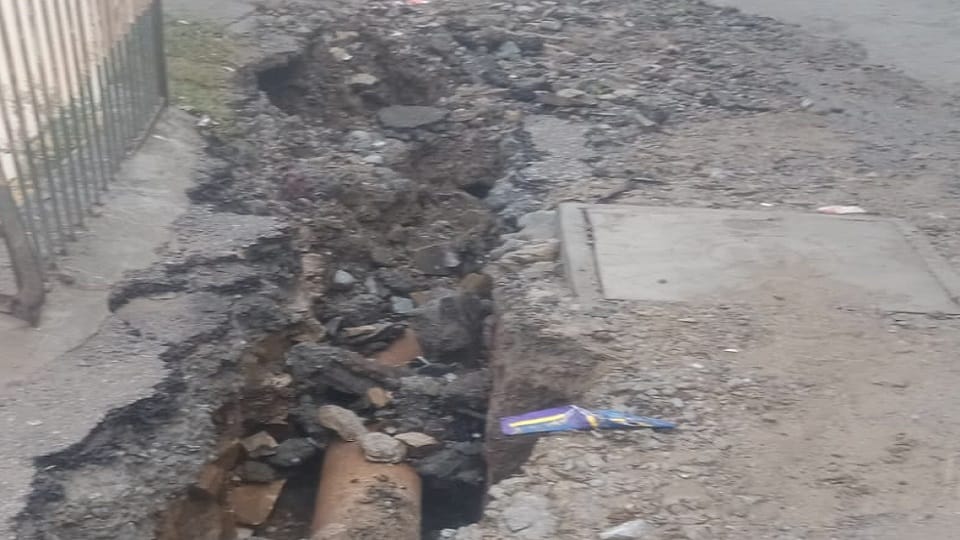 Disaster like situation created in the mountains after heavy rains in almora