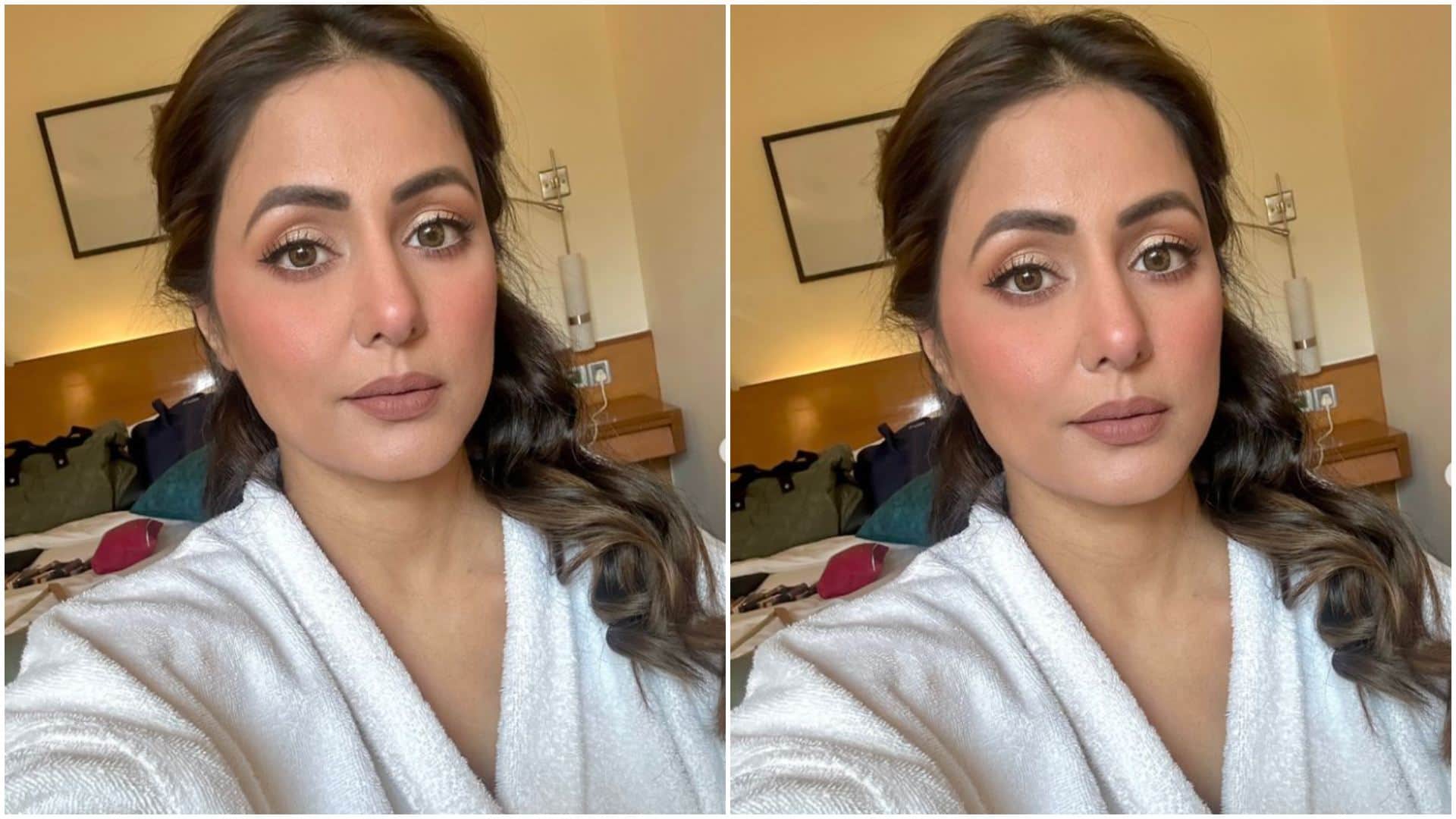 Hina Khan Resume Workout amid Stage Three Breast Cancer treatment shares video says Will it to win it