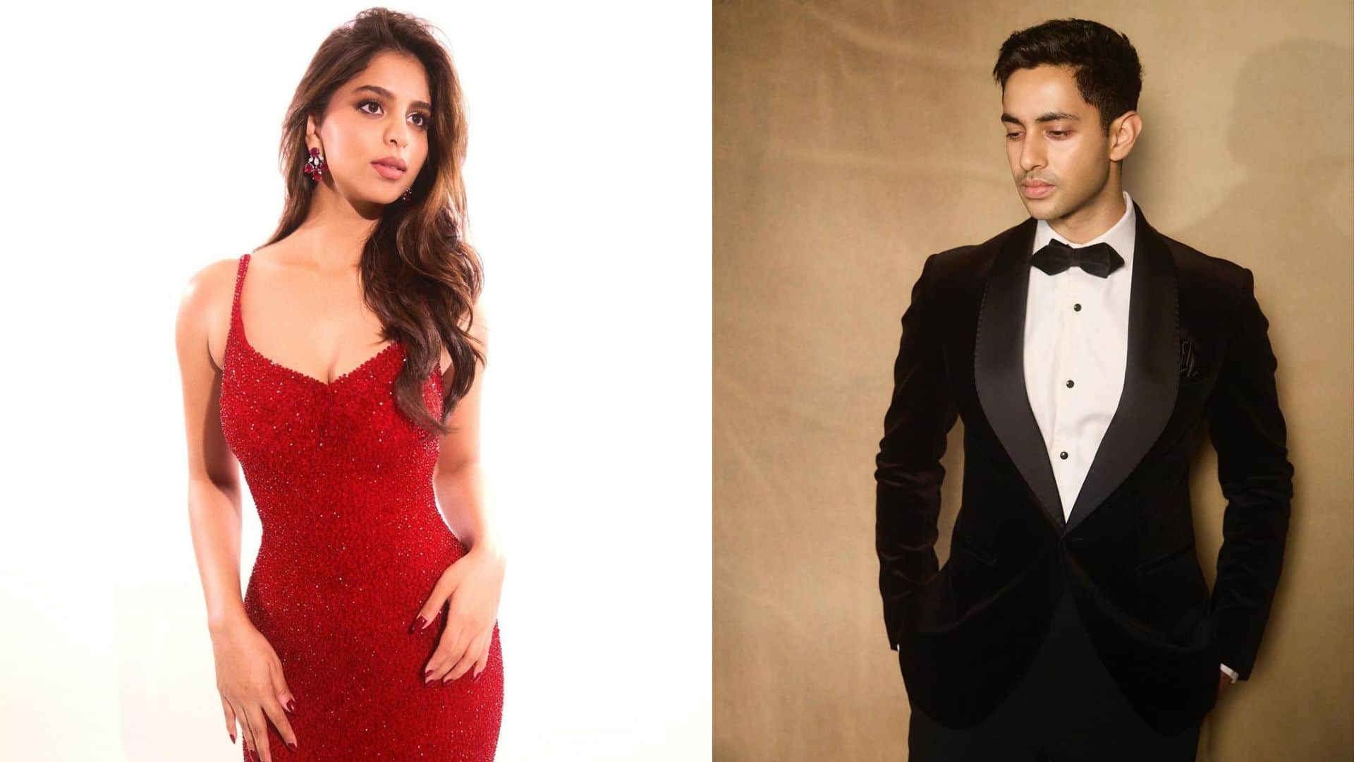 Suhana Khan Agastya were seen together at screening of Ananya Pandey's Call Me Bae users said very cute couple