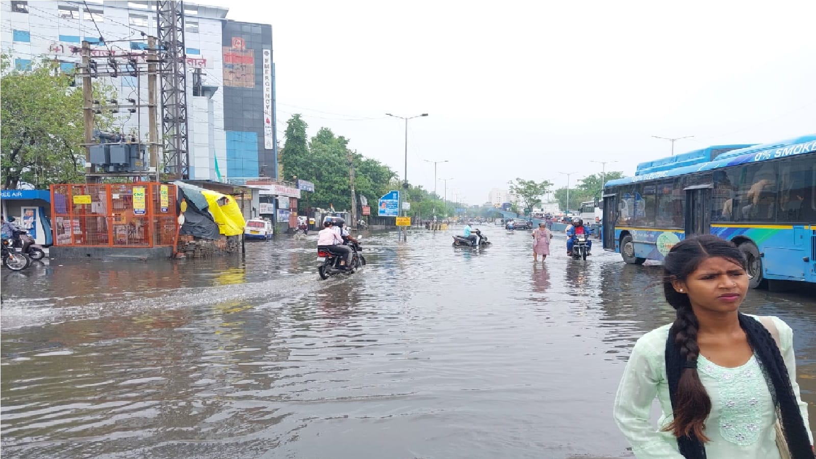 Delhi NCR rain in pictures Rain brought relief along with trouble Mausam ki Jankari