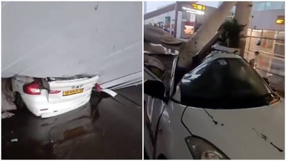 Delhi Airport Terminal 1 Roof Collapse Due to Rain  Several Injured News in Hindi