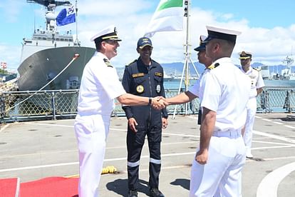 INS Shivalik arrives at Pearl Harbor to participate in RIMPAC-24 naval exercise