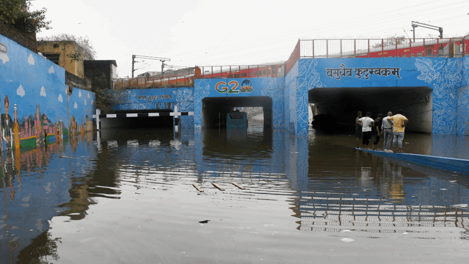 Two children died due to drowning near Siraspur underpass in Badli