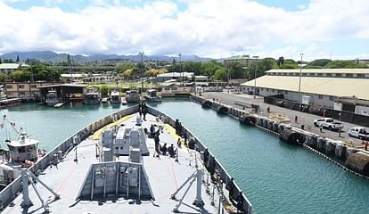INS Shivalik arrives at Pearl Harbor to participate in RIMPAC-24 naval exercise