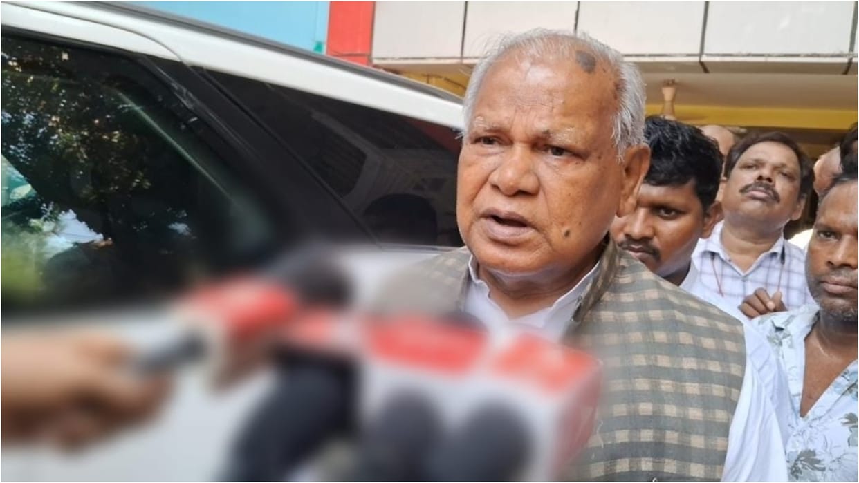 Bihar: Jitan Ram Manjhi told the reason for collapse of bridge in Bihar, called Asaduddin Owaisi anti-national