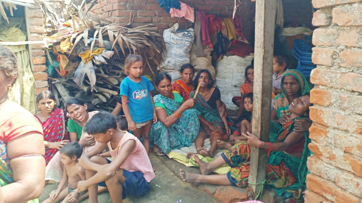 Nalanda News: Grandson died and grandmother injured after balcony of a house collapses