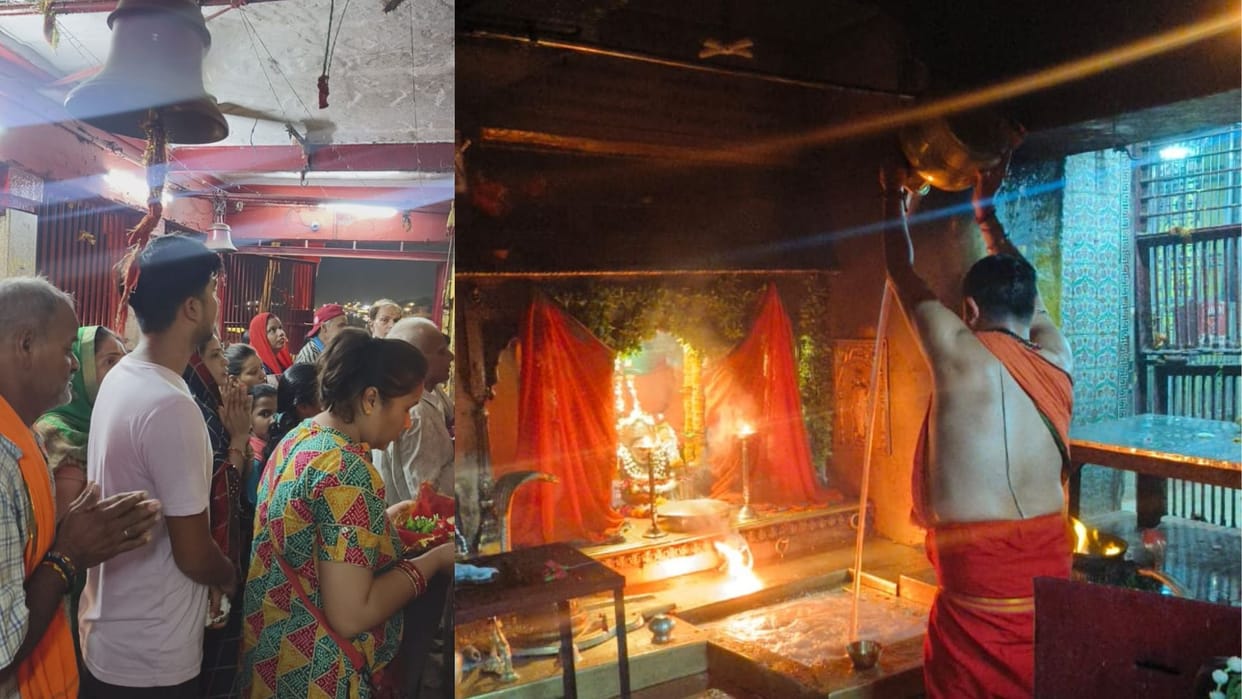devotees in Varanasi prayed for happiness and good health on Sheetalashtami and Kalashtami