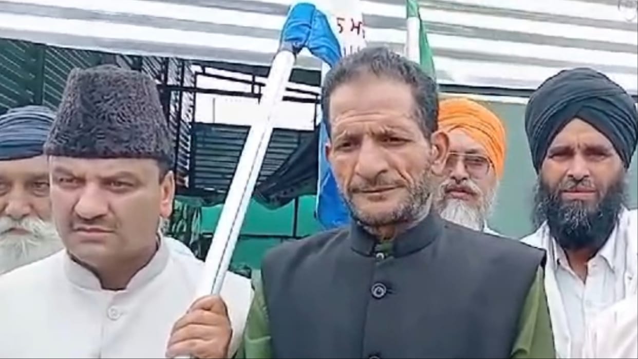 Kisan Andolan: Farmers from Jammu and Kashmir reached shambhu border
