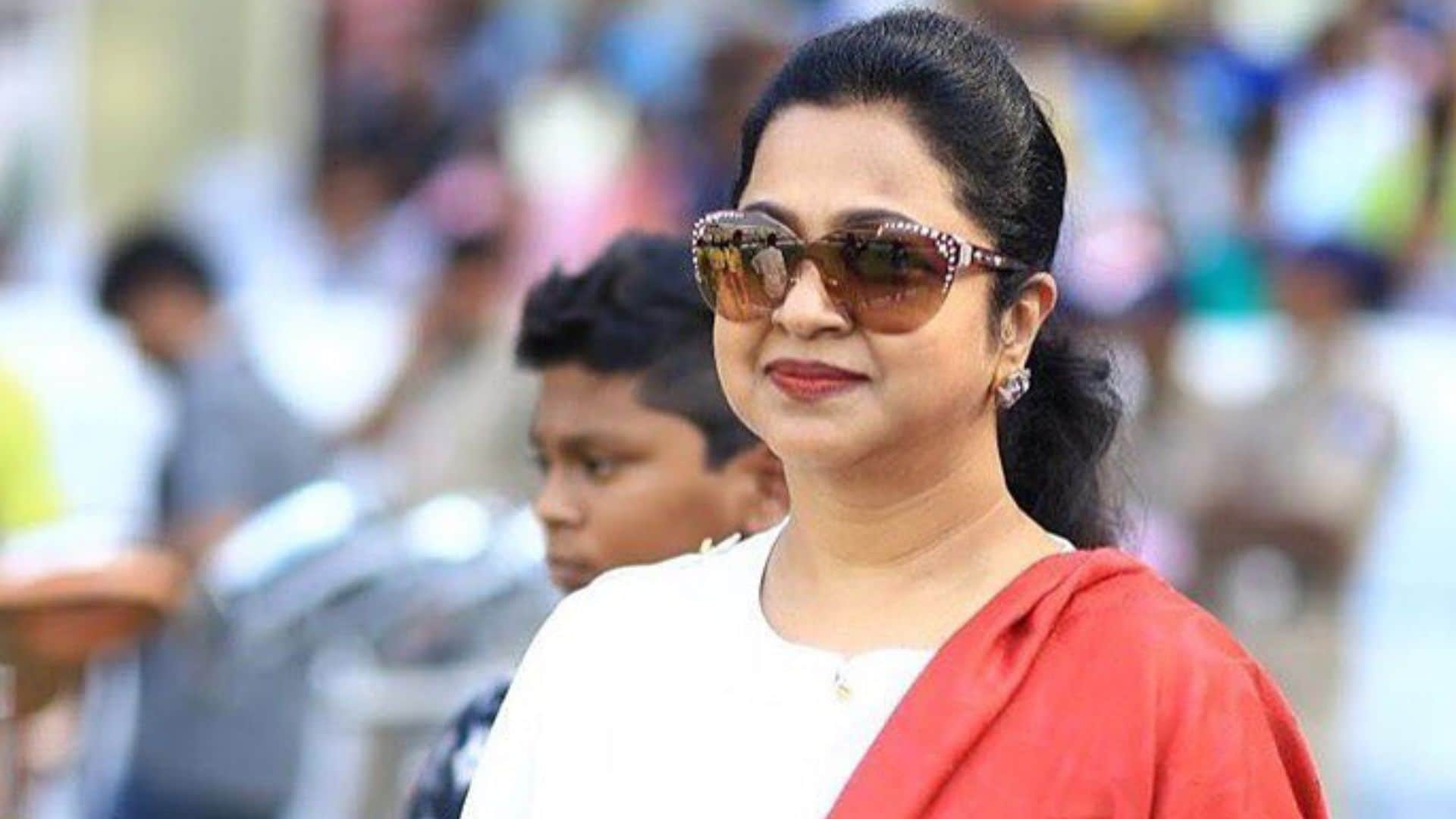 Radhika Sarathkumar life story three marriages acting carrier politics and jail