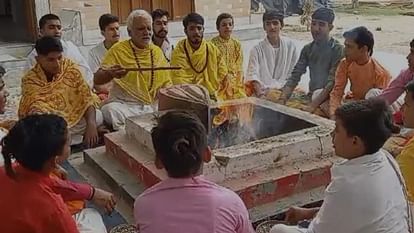 T-20 वर्ल्ड कप: बीकानेर में टीम इंडिया की जीत के लिए किया गया यज्ञ, पूरा देश कर रहा प्रार्थना Yagna was performed in Bikaner for the victory of Team India