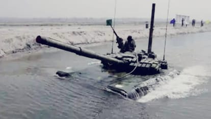 Ladakh Accident during tank exercise river water level suddenly rose