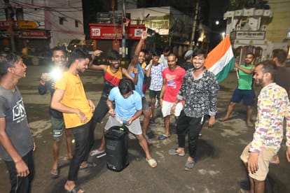 T20 WC: Celebration of World Cup victory in Patna too, people chanted Bharat Mata; team india