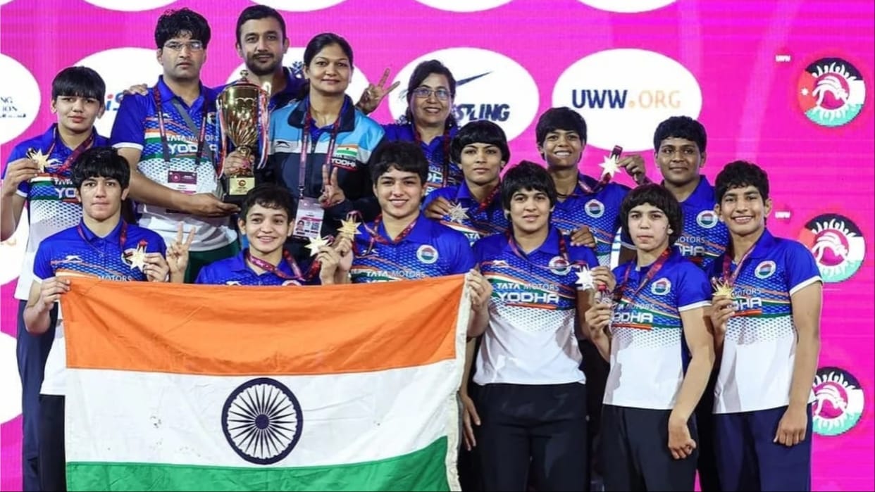 10 Indian women wrestlers won 10 medals including 6 gold in U-23 age group in Asian Wrestling Championship