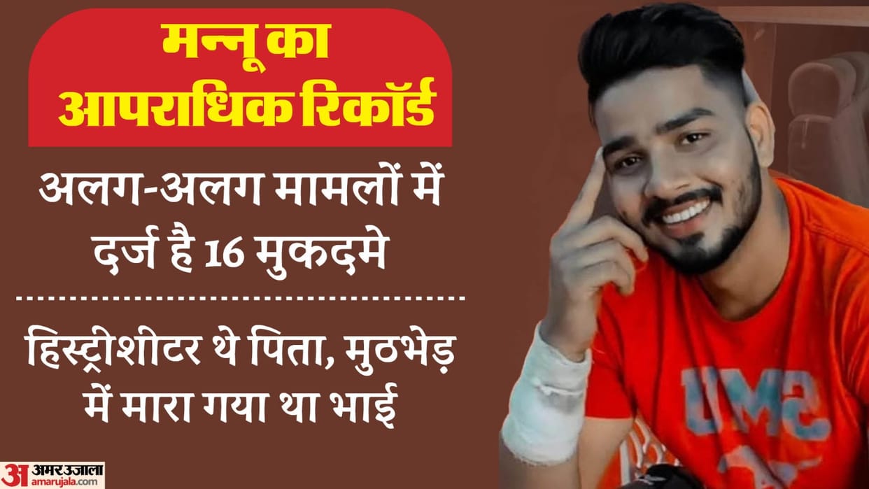 Criminal Mannu who escaped from custody in Ghaziabad was born in jail